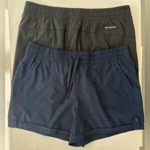 Activewear Bundle: Columbia Black Skort + RBX Navy Shorts - Size L